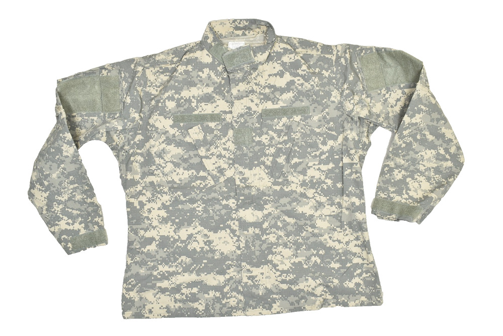 U.S. Army ACU Digital Camo Combat Uniform Top Men's Regular Size Large